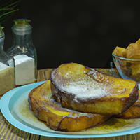 Two pieces french toast