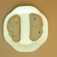 Two slices of gluten-free bread