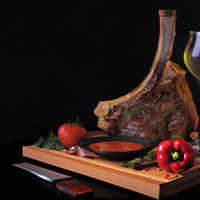Veal cutlet on the bone