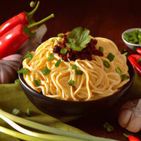 Vegetarian chili garlic noodles