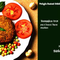 Veggie chicken patty