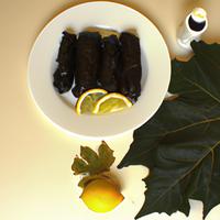 Vine leaves stuffed with rice