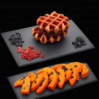 Waffle cut sweet potato fries