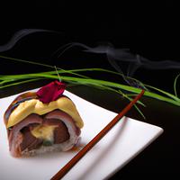 Wagyu fois gras sushi roll