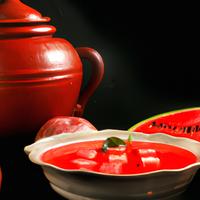 Watermelon sour soup