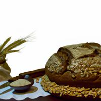 Weizenmiscehl brot