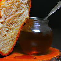 Wheat bread with honey