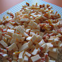 White bacon bits
