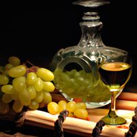 White wine chardonnay