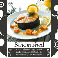 Wild king salmon cooked