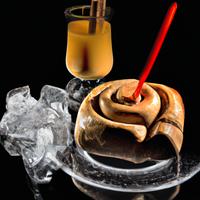 Woolworths cinnamon iced scroll