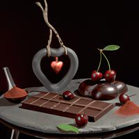 Xoxo dark chocolate cherry
