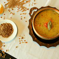Yellow lentil soup