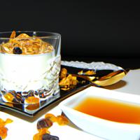 Yogurt with granola and honey