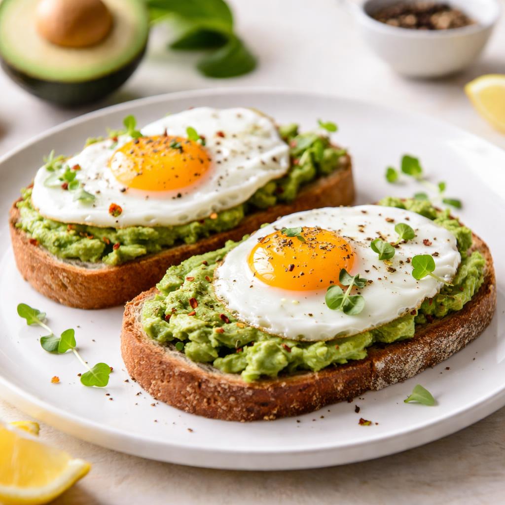 Avocado Toast With Egg