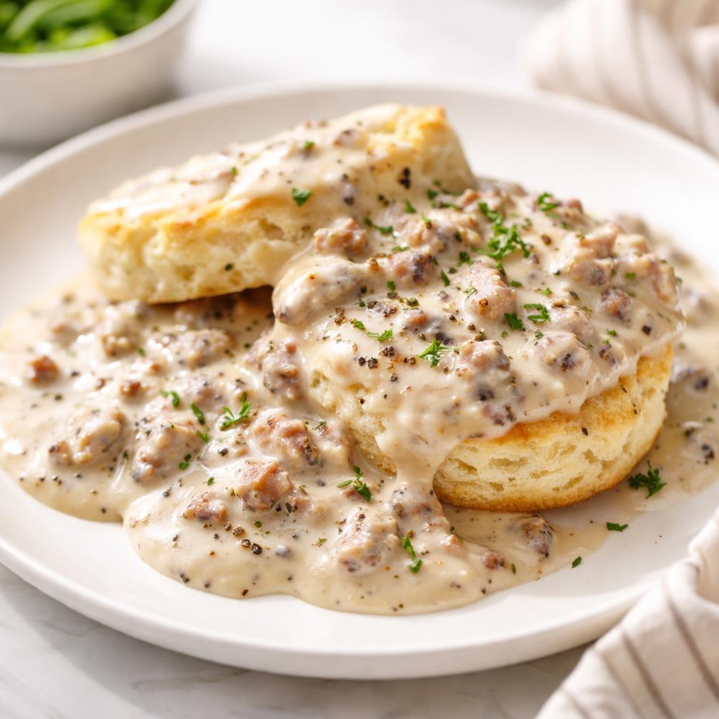Biscuit With Gravy