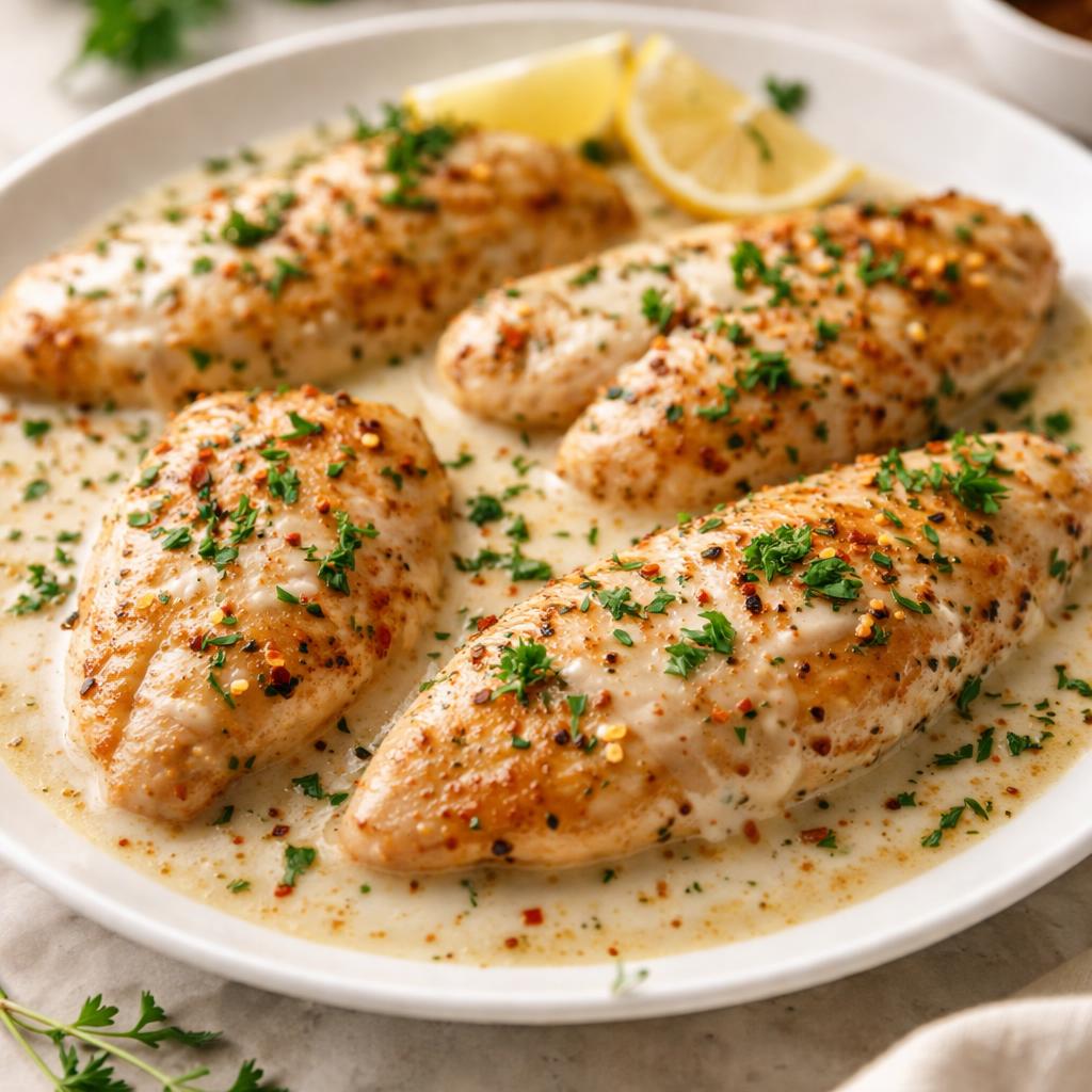 Chicken In Creamy Sauce