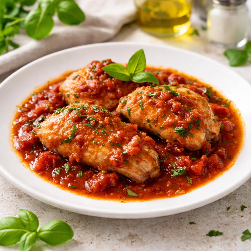 Chicken In Tomato Sauce
