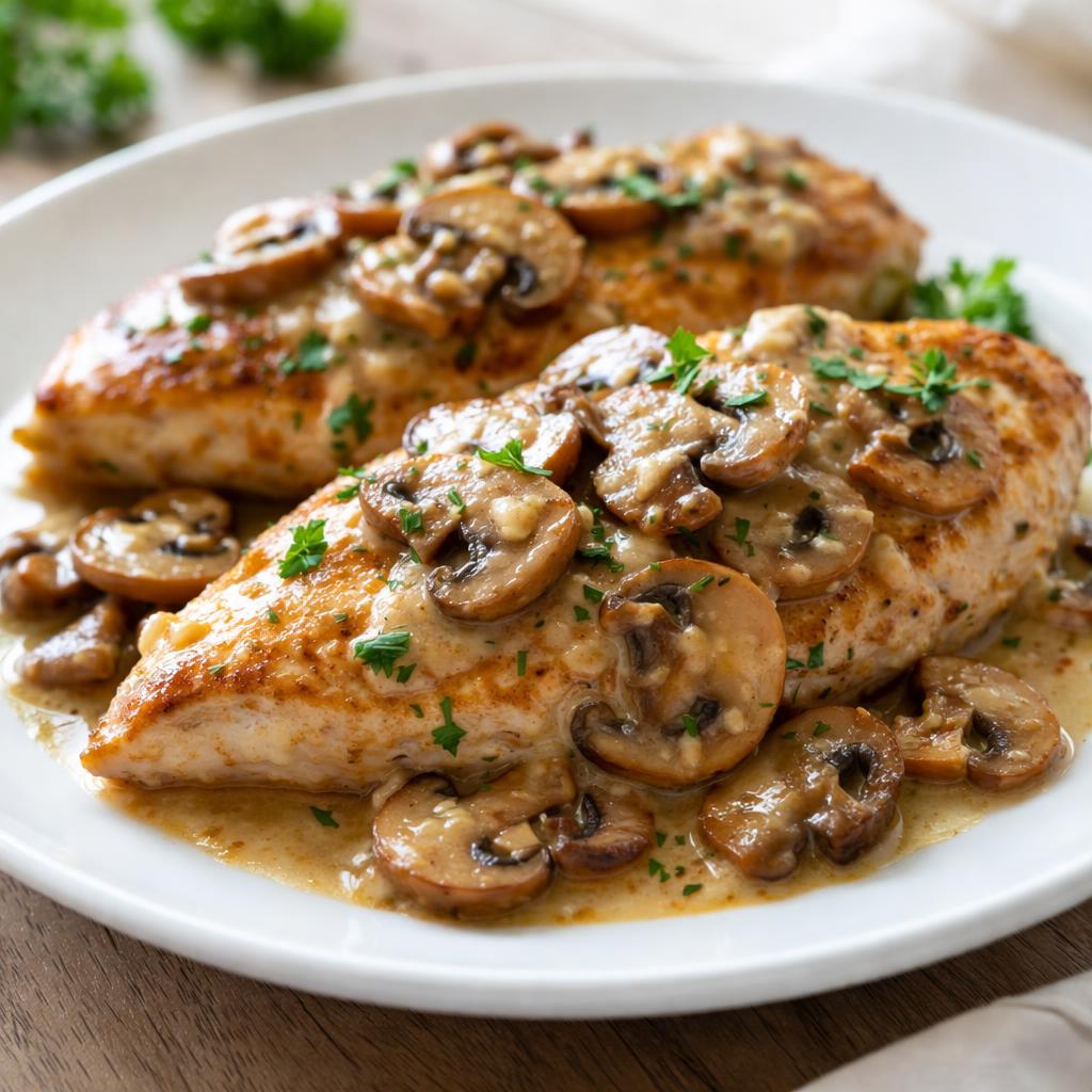 Chicken With Mushrooms