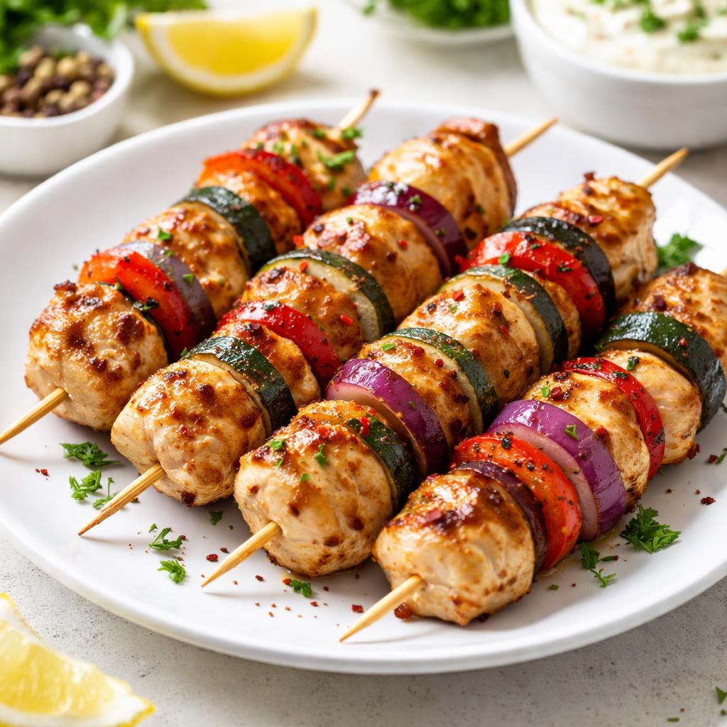 Grilled Chicken Skewers