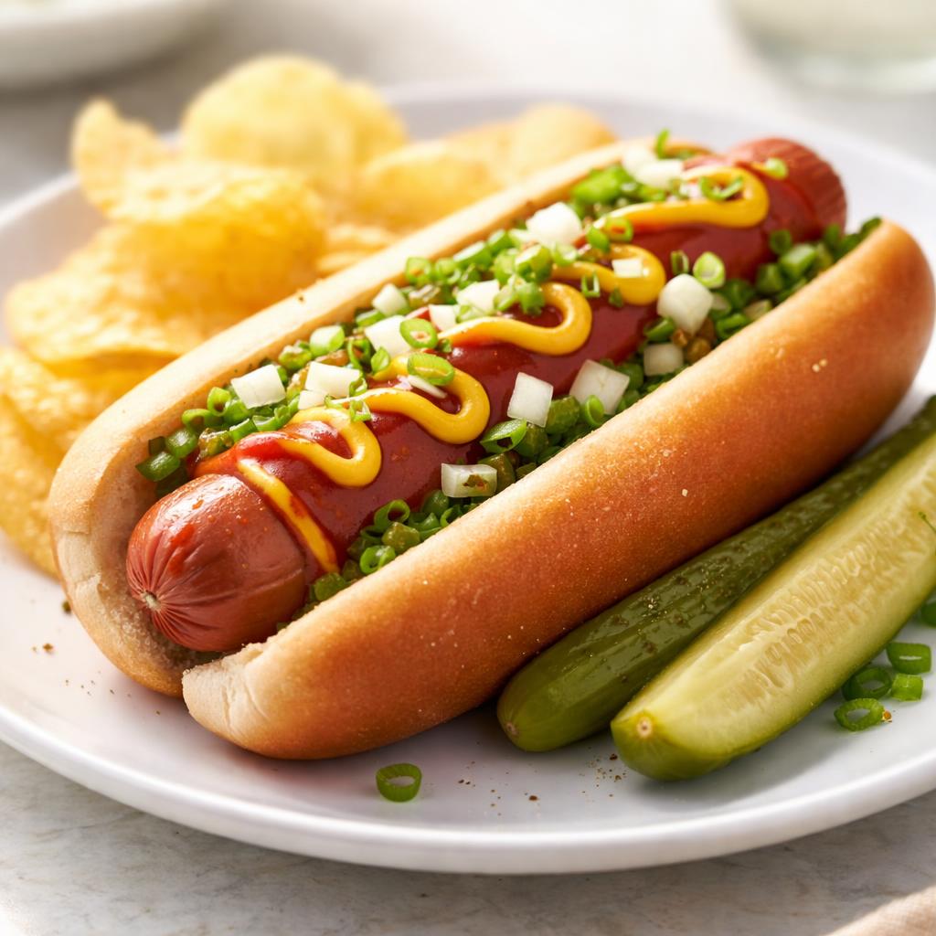 Hot Dog With Bun