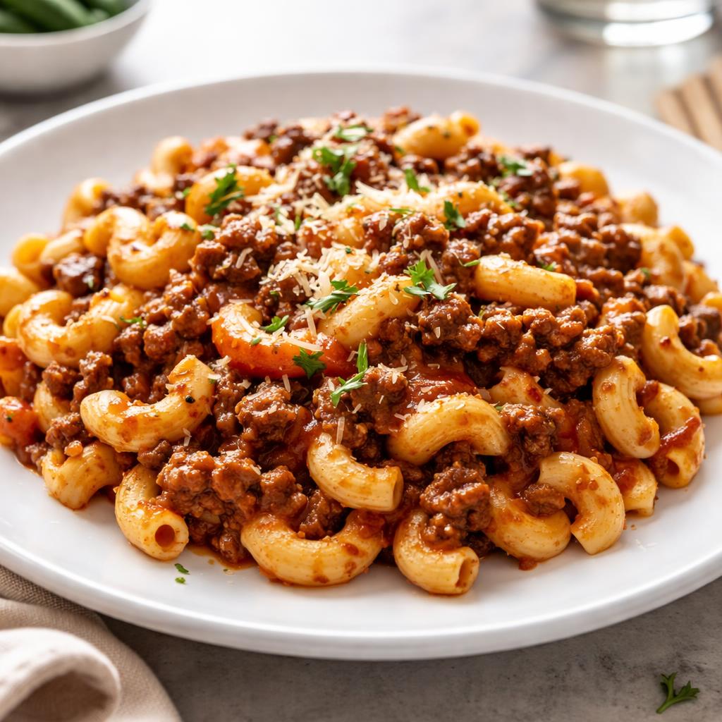 Macaroni With Meat Sauce