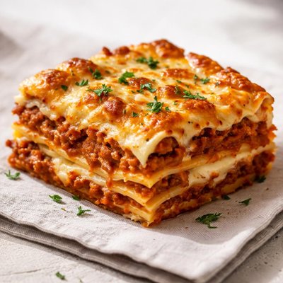 A lasagna square