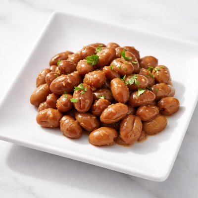 A quarter cup of brown beans