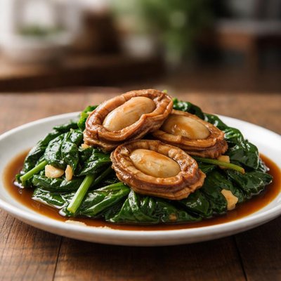 Abalone spinach