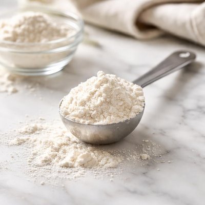 About a table spoon of all purpuse flower