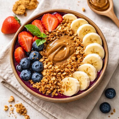 Acai affair large triple a with cookie butter