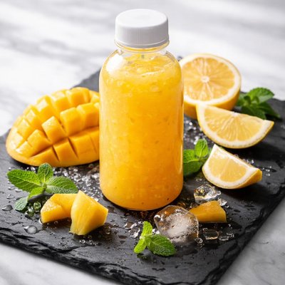 Active mango lemon drink