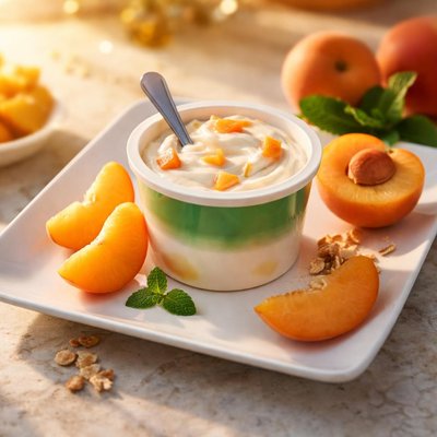 Activia apricot yoghurt