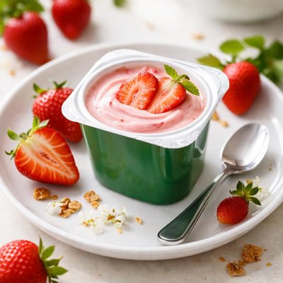 Activia strawberry yogurt