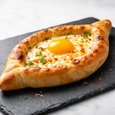 Adjarian khachapuri