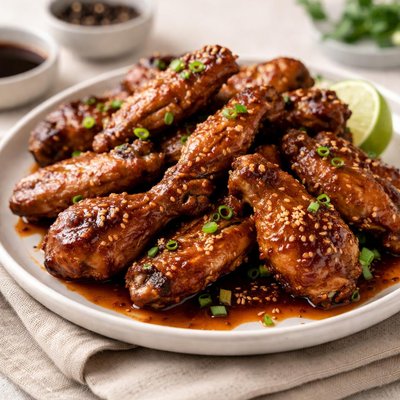 Adobo chicken wings