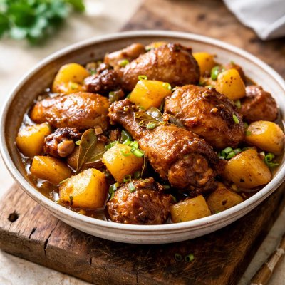 Adobo with potatoes
