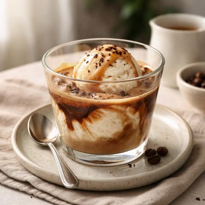 Affogato ice cream