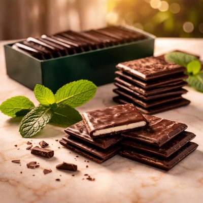 After eight thin mint chocolate