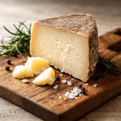 Aged hard goat cheese