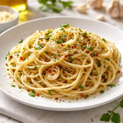 Aglio olio pasta