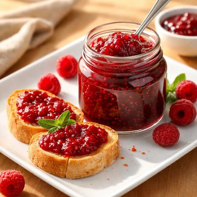 Ah frambozen extra jam