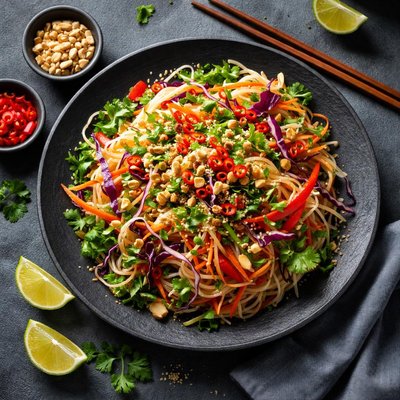 Ah terra plantaardig noodle salade thai chilli