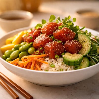 Ahi poke bowl