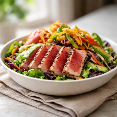 Ahi salad from eat chow