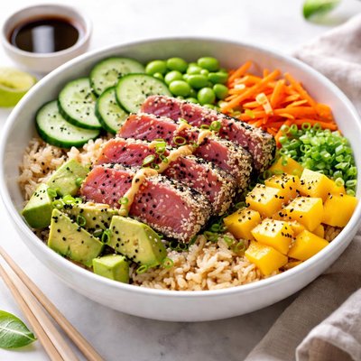 Ahi tuna bowl
