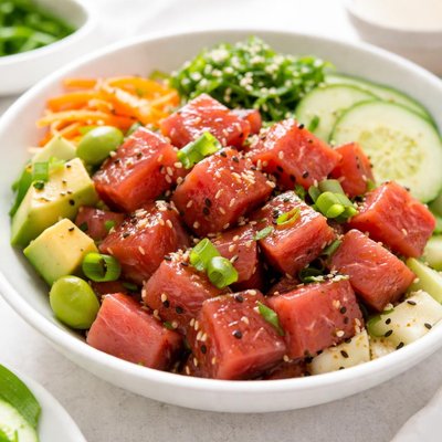 Ahi tuna poke