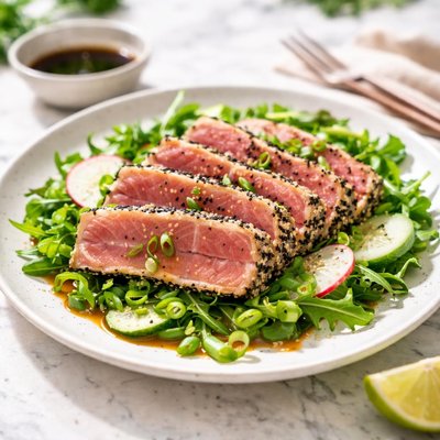 Ahi tuna seared