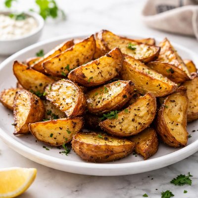 Air-fried potatoes