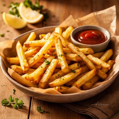 Air baked fries